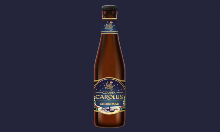 Gouden Carolus Christmas flesje